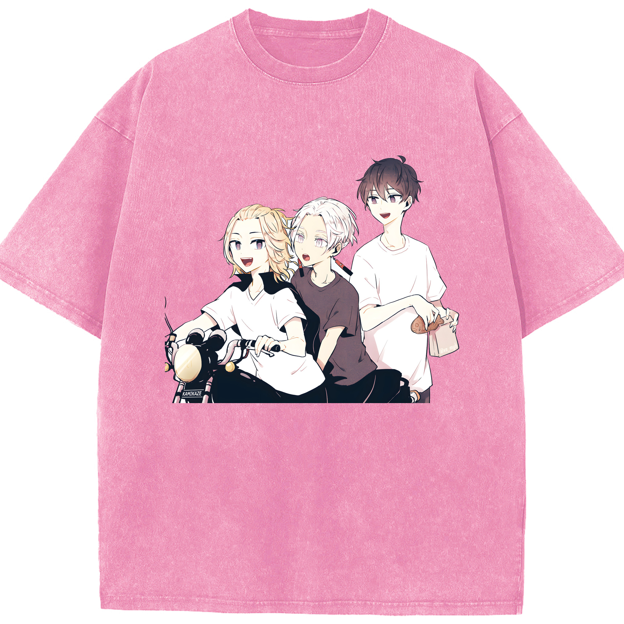 （画像用） 東京リベンジャーズ Tokyo Revengers 綿100% ヴィンテージ風 半袖Tシャツ（フロントプリント）